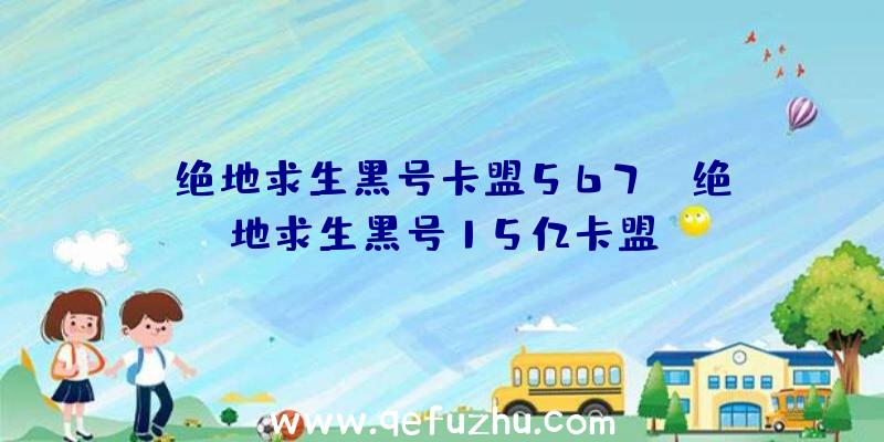 「绝地求生黑号卡盟567」|绝地求生黑号15亿卡盟